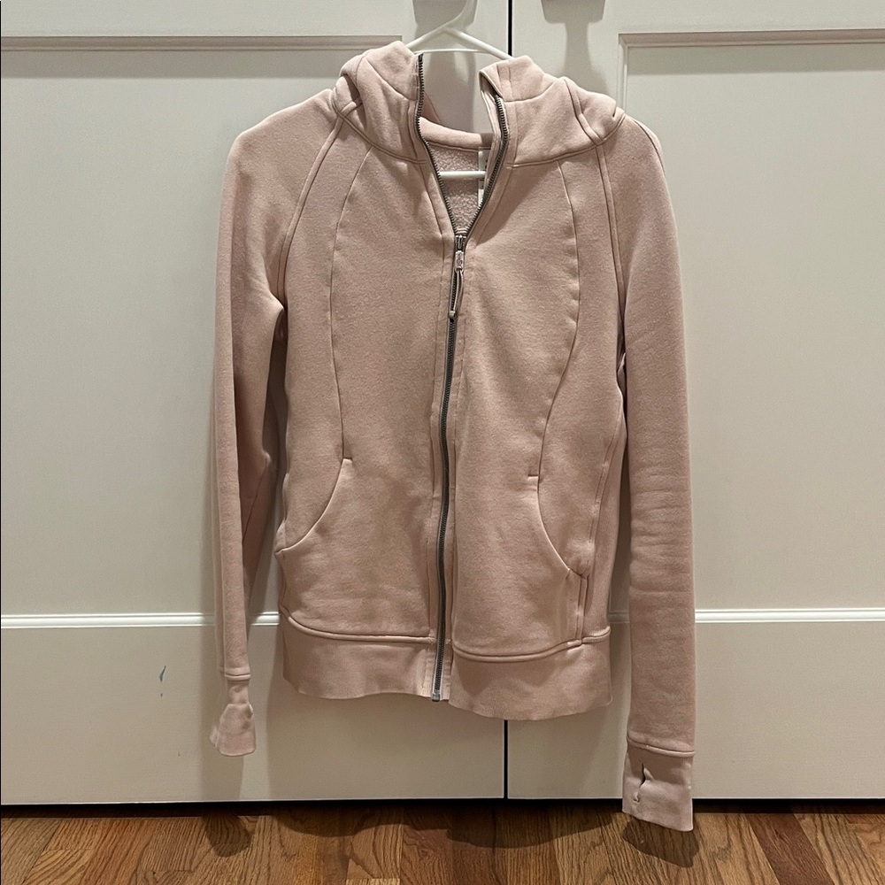 lululemon athletica Light Pink Zip-Up Hoodie
